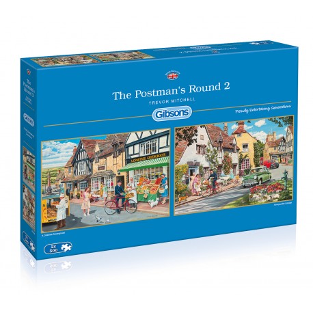 The Postman’s Round 2 2x500 Jigsaw Puzzle