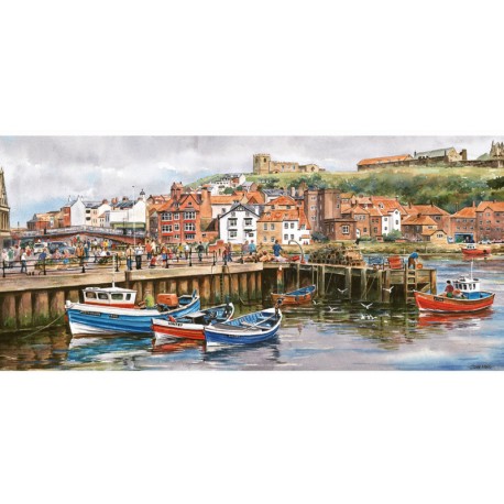 Whitby Harbour High Quality 636 Piece Jigsaw Puzzle