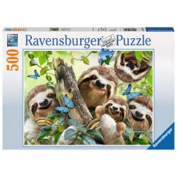 Ravensburger Sloth Selfie by Howard Robinson 500 piece animal jigsaw puzzle