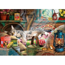 Snoozing in the Shed 1000pc Jigsaw