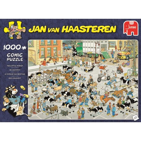 Jan van Haasteren- The Cattle Market- 1000 piece Jigsaw Puzzle