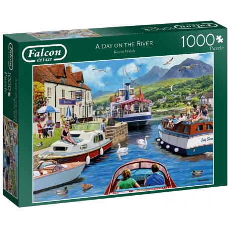A Day on The River 1000 Piece Jigsaw Puzzle