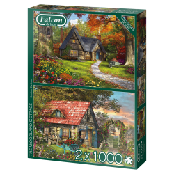 The Woodland Cottage 2 x 1000 Pieces