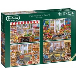 Your Favourite Shops 4 x 1000 Piece Jigsaw Puzzles