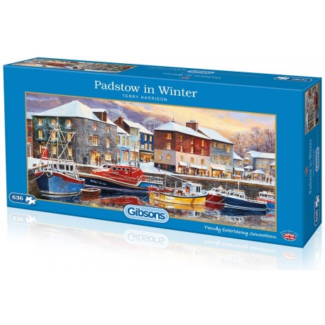 Gibsons Padstow in Winter Jigsaw Puzzle, 636 piece