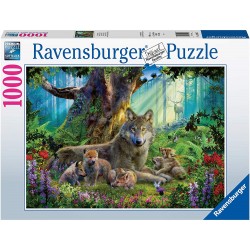 Wolves in The Forest 1000 Piece Jigsaw Puzzle