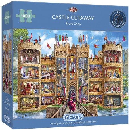 Castle Cutaway 1000 Piece Jigsaw Puzzle