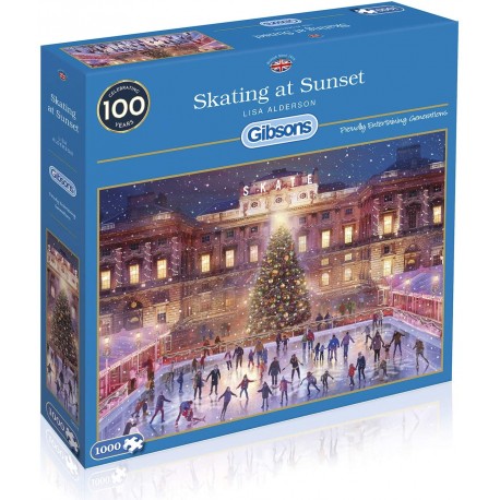 Gibsons Skating at Sunset Jigsaw Puzzle, 1000 Pieces