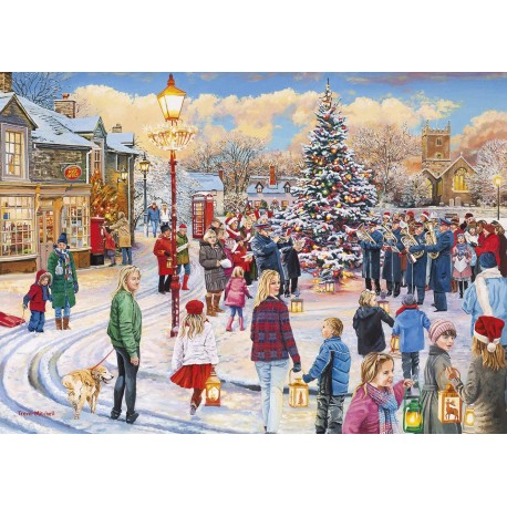 Gibsons Christmas Chorus Jigsaw Puzzle, 1000 Pieces