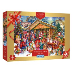 Gibsons Christmas Limited Edition - This Way to Santa 1000 Piece Jigsaw Puzzle