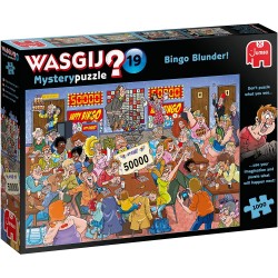 Jumbo 19182 Wasgij Mystery 19-Bingo Blunder 1000 Piece Jigsaw Puzzle